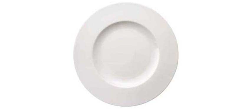 Stoviglie Costaverde Saturno: Costaverde Saturno Bianco piatto piano cm 33