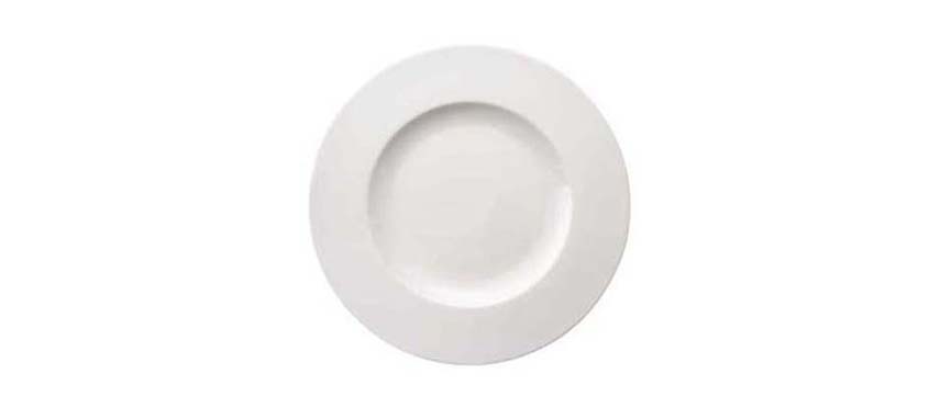 Stoviglie Costaverde Saturno: Costaverde Saturno Bianco piatto piano cm 24