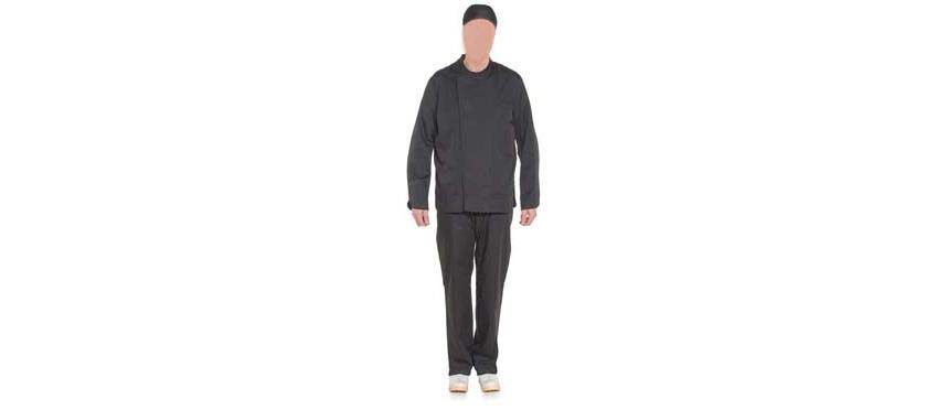 Isacco giacca cuoco nero tg.s
