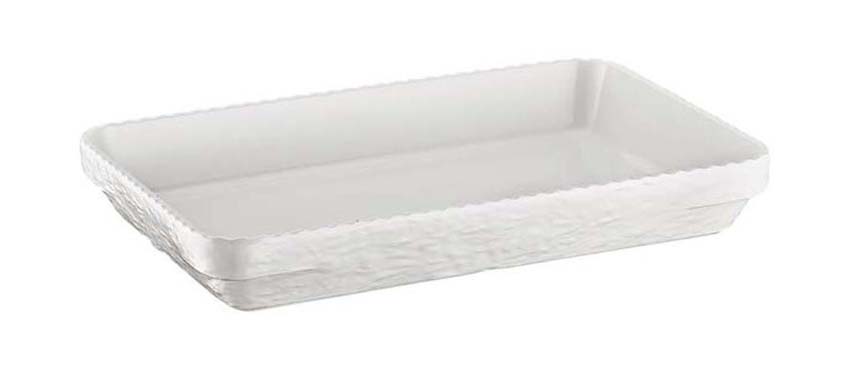 Vassoi di Presentazione Tavola Melamina: Pirofila rettangolare melamina cm 40x26h5