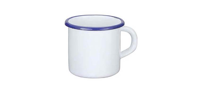 Stoviglie Acciaio Smaltato Vintage: Smalto mug acciaio cl 40