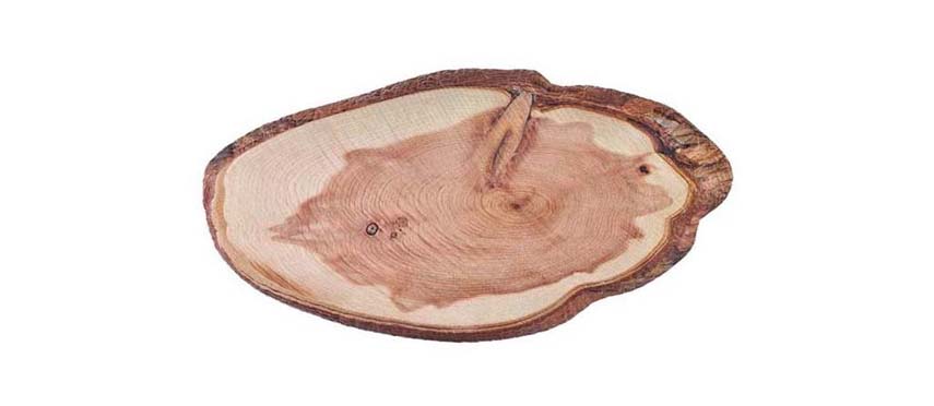 Vassoi di Presentazione Tavola Melamina: Tagliere ovale melamina effetto legno 53x27