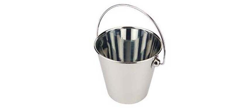 Vassoi di Presentazione Vari: Ilsa mini secchio inox cm 10