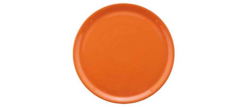 Piatti Pizza: Saturnia Piatto pizza napoli cm 33 arancio