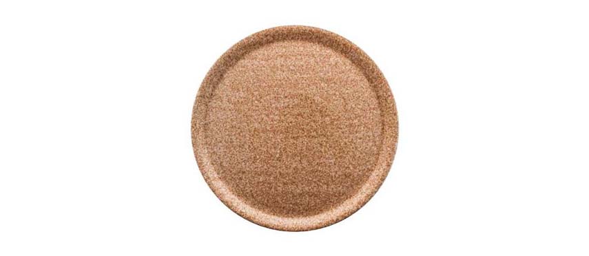 Piatti Pizza: Saturnia Piatto pizza napoli cm 31 granito biscuit