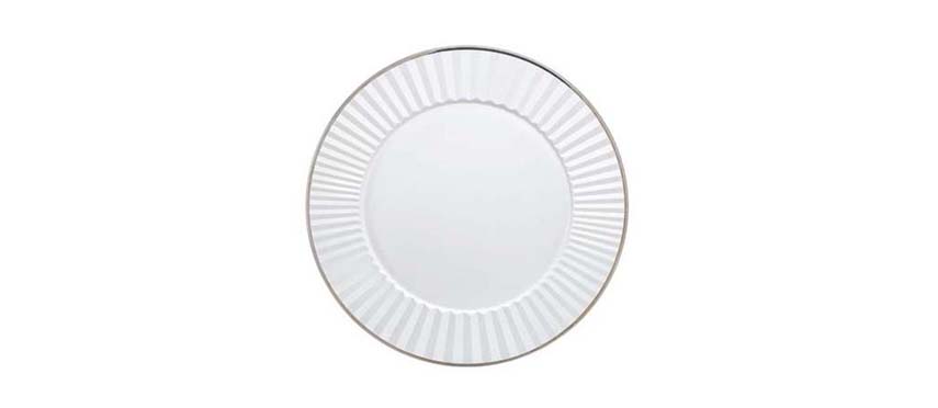 Sottopiatti: Diva sottopiatto cm 32 filo argento